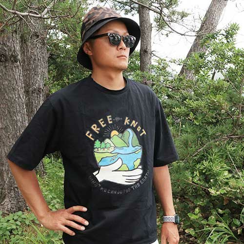70%OFF】 漁網リサイクルTシャツ(MASAYART) | FREEKNOT（フリーノット