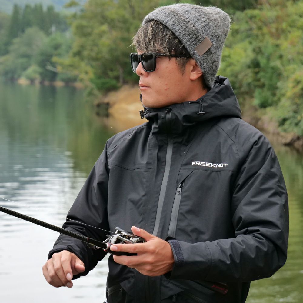 FREEKNOT フリーノット　防水アウター 防寒着LL ブルー 30％OFF】 【WEB限定】SOLFIBER® FOURON 防水防寒ジャケットⅡ